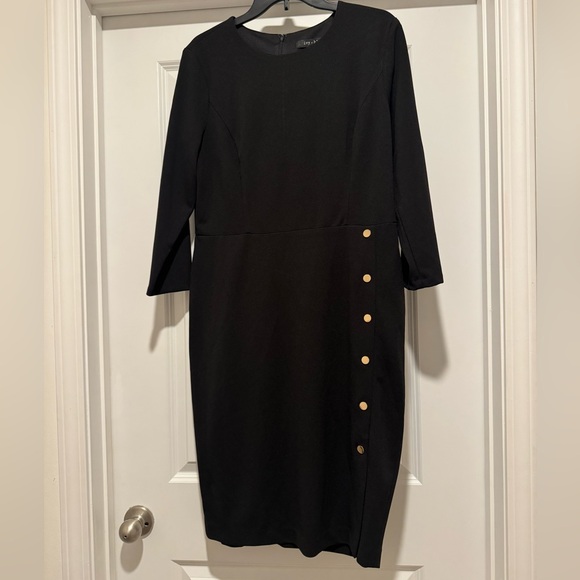 Ivy & Blue Black Sheath Dress - Picture 1 of 5